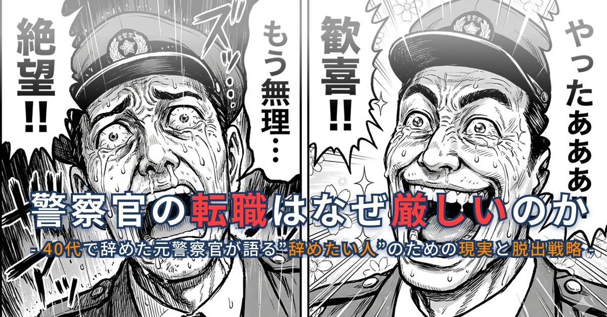 警察官の転職完全ロードマップ記事のサムネイル