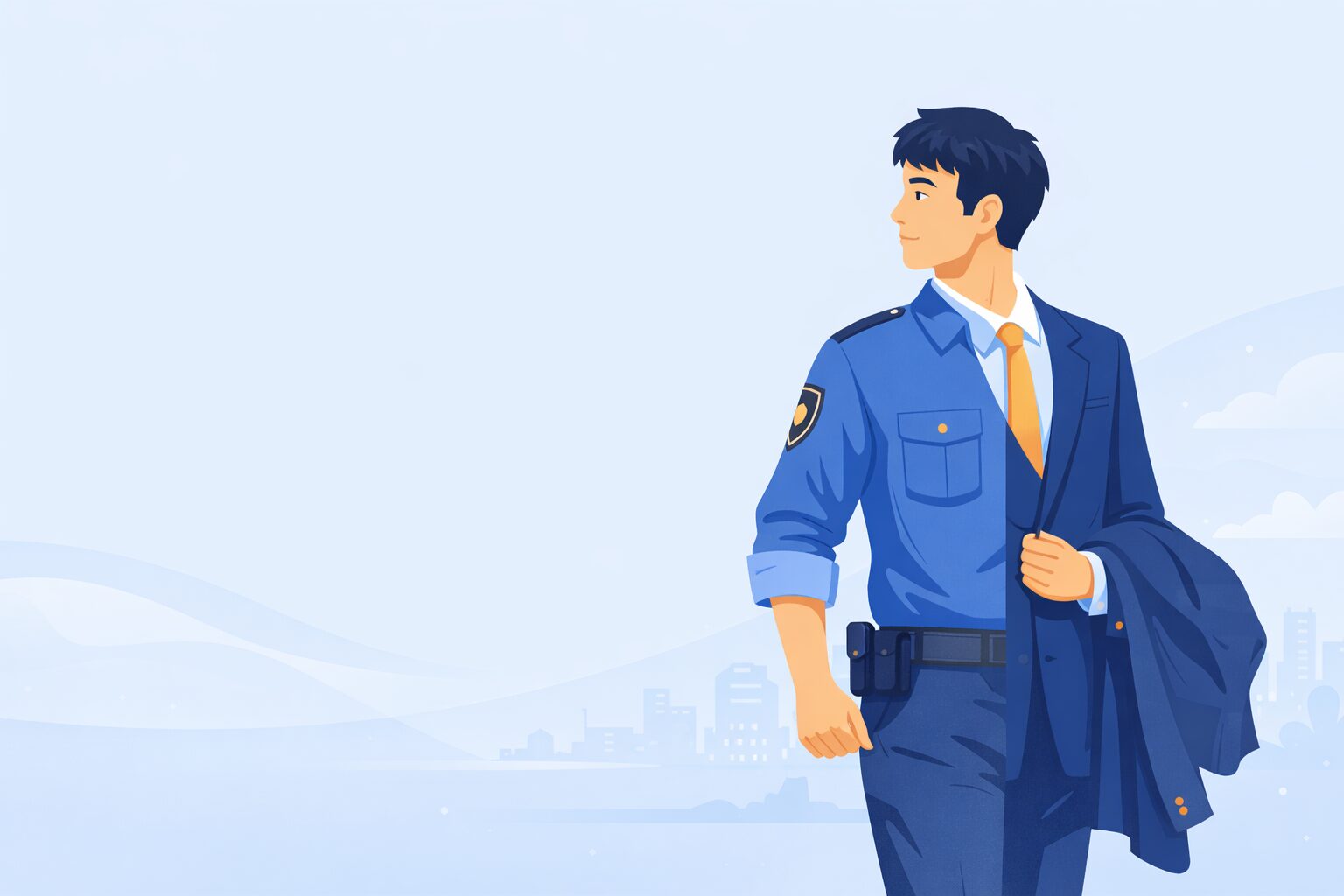 警察官からの転職イメージ