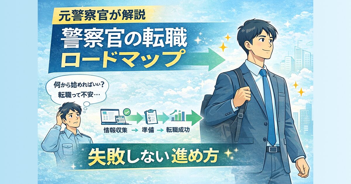 警察官の転職ロードマップ