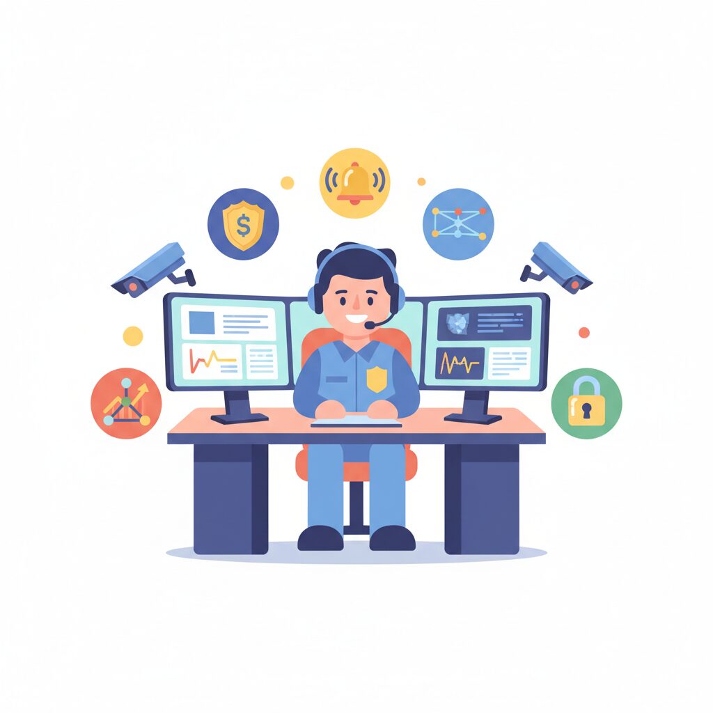 セキュリティ業界で活躍するイラスト