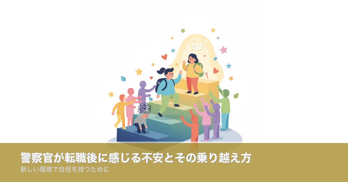 警察官が転職後に感じる不安とその乗り越え方のアイキャッチ画像