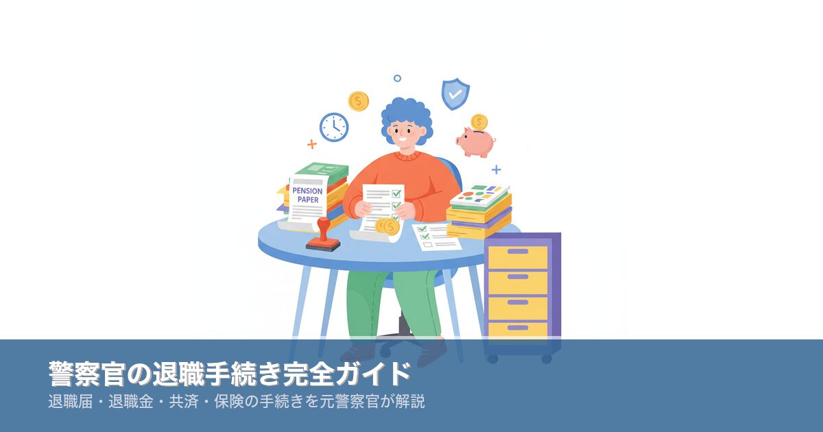 警察官の退職手続き完全ガイドのアイキャッチ画像