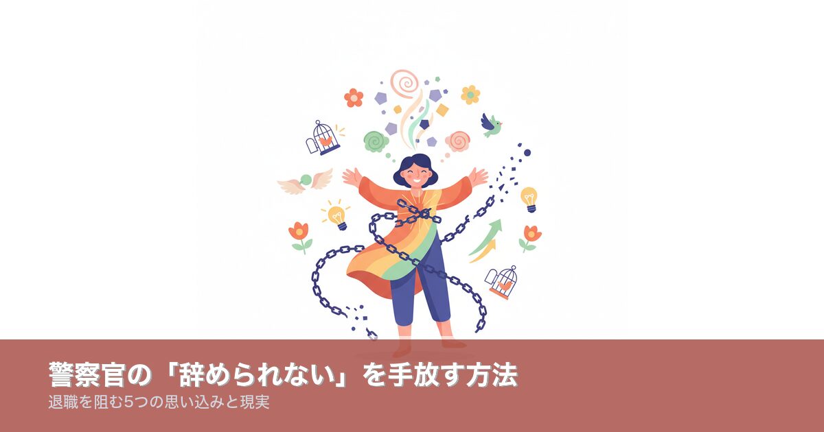 警察官の辞められないを手放す方法のアイキャッチ画像