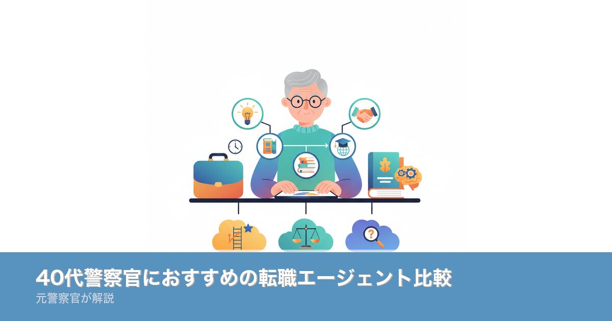 40代警察官におすすめの転職エージェント比較のアイキャッチ画像