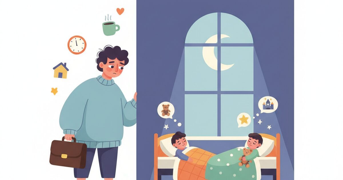 寝顔しか見られない日々